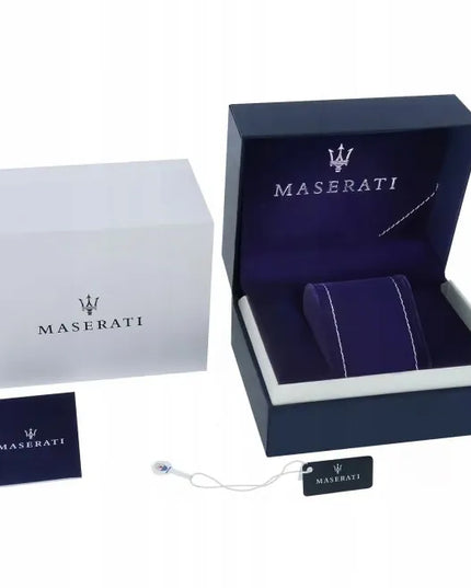 Vyriškas laikrodis „Maserati Sfida“ R8873640011, juodas, originalus, su dėžute