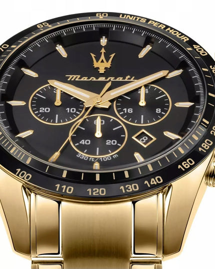 Vyriškas laikrodis „Maserati TRAGUARDO“ R8873612041, aukso spalvos, originali dėžutė