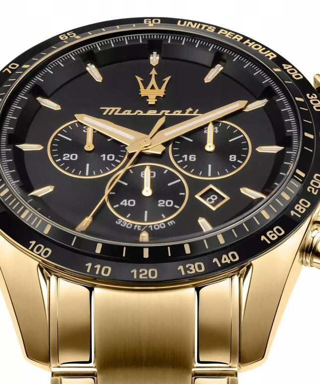 Vyriškas laikrodis „Maserati TRAGUARDO“ R8873612041, aukso spalvos, originali dėžutė