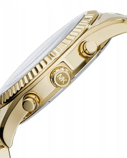 Vyriškas laikrodis Michael Kors MK8286 Lexington, auksinės spalvos, originali dėžutė