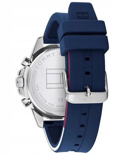 Vyriškas laikrodis Tommy Hilfiger Mason 1791791 su originaliu dirželiu ir dėžute