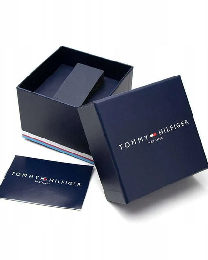 Vyriškas laikrodis Tommy Hilfiger Mason 1791791 su originaliu dirželiu ir dėžute