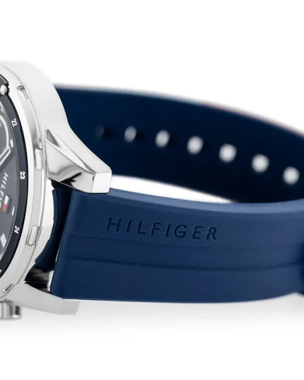 Vyriškas laikrodis Tommy Hilfiger Mason 1791791 su originaliu dirželiu ir dėžute