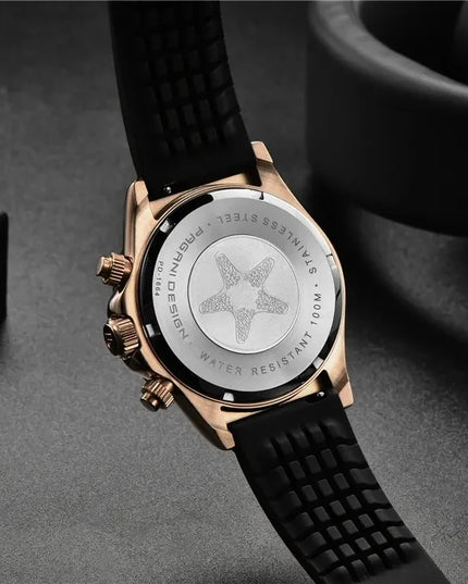 Pagani Design PD-1664 Daytona Chrono Sport VK63 vyriškas laikrodis su safyriniu stiklu ir dėžute