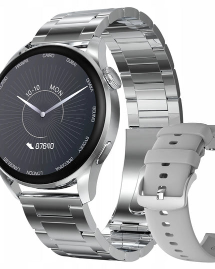 DT No.1 SmartWatch 3 Pro išmanusis laikrodis DT3 su pulso matuokliu, EKG ir skambučių funkcija