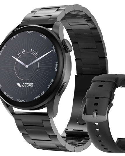 DT No.1 SmartWatch 3 Pro išmanusis laikrodis DT3 su pulso matuokliu, EKG ir skambučių funkcija