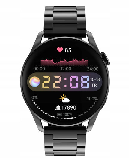 DT No.1 SmartWatch 3 Pro išmanusis laikrodis DT3 su pulso matuokliu, EKG ir skambučių funkcija