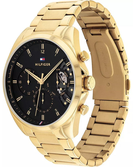 Tommy Hilfiger Baker 1710447 vyriškas auksinis laikrodis su originalia dėžute