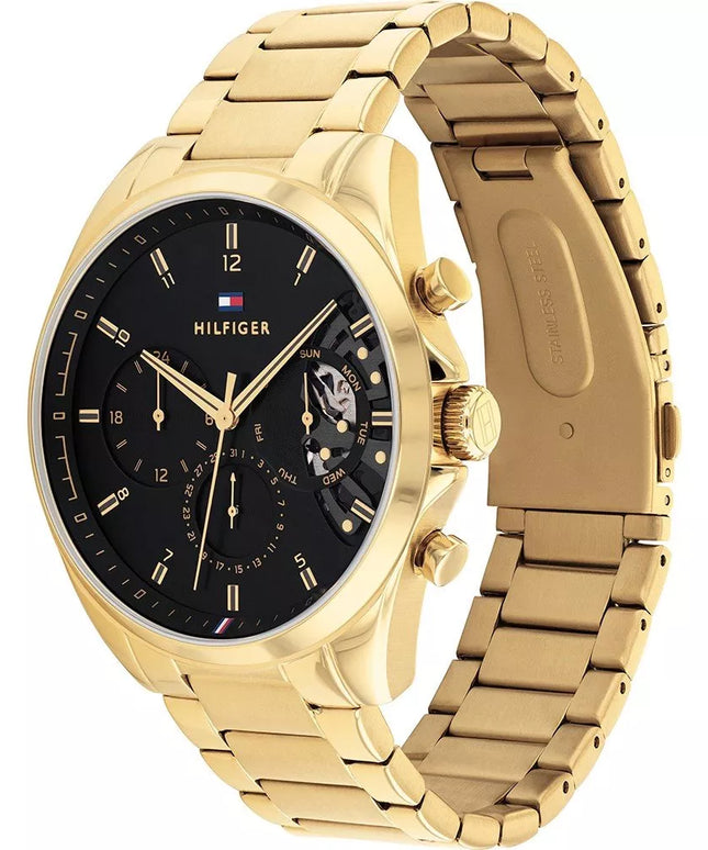 Tommy Hilfiger Baker 1710447 vyriškas auksinis laikrodis su originalia dėžute