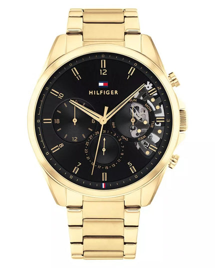 Tommy Hilfiger Baker 1710447 vyriškas auksinis laikrodis su originalia dėžute