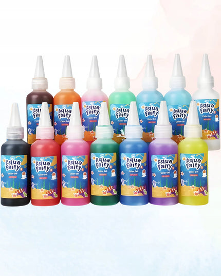 „Regmag“ gelio figūrėlių kūrimo rinkinys, 14 spalvų gelių po 60 ml, formelės