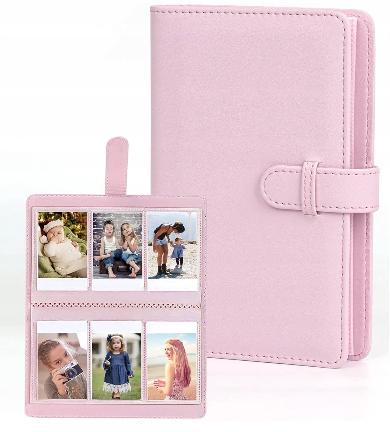 Rinkinys 3 viename: dėklas, albumas 108 nuotraukoms ir vaizdo ieškiklis, skirtas fotoaparatui FujiFilm Instax Mini 12