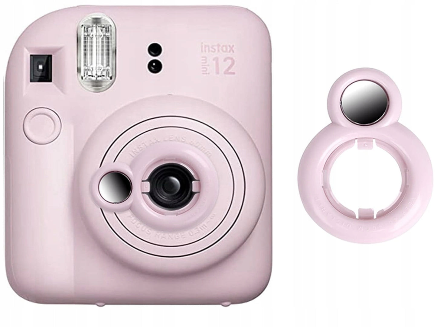 Rinkinys 3 viename: dėklas, albumas 108 nuotraukoms ir vaizdo ieškiklis, skirtas fotoaparatui FujiFilm Instax Mini 12