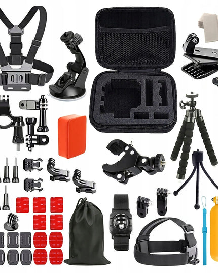 1One 61 viename priedų rinkinys GoPro HERO 13, 12, 11, 10, 9, 8, 7, 6, 5 Black kameroms