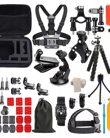 1One 61 viename priedų rinkinys GoPro HERO 13, 12, 11, 10, 9, 8, 7, 6, 5 Black kameroms