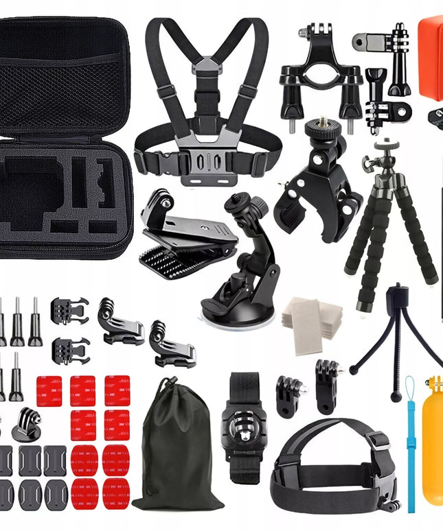 1One 61 viename priedų rinkinys GoPro HERO 13, 12, 11, 10, 9, 8, 7, 6, 5 Black kameroms