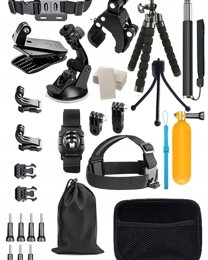 1One 61 viename priedų rinkinys GoPro HERO 13, 12, 11, 10, 9, 8, 7, 6, 5 Black kameroms