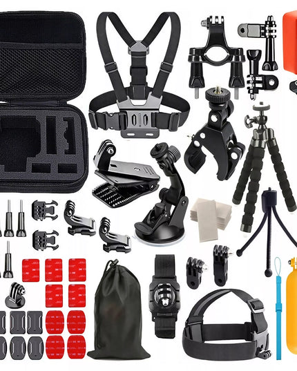 1One 61 viename priedų rinkinys GoPro HERO 13, 12, 11, 10, 9, 8, 7, 6, 5 Black kameroms