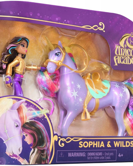 Rinkinys Unicorn Academy: Wildstar figūrėlė ir Sophia lėlė