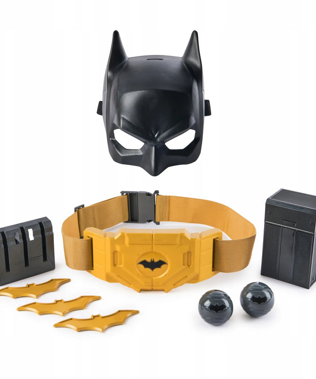 Batman rinkinys: kaukė ir diržas su priedais DC Comics Utility Belt