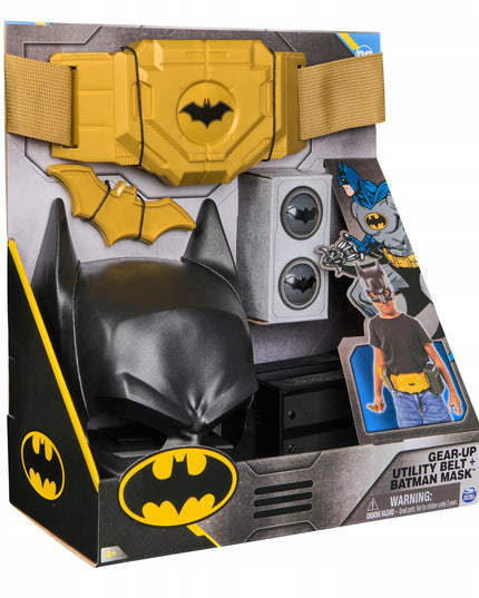 Batman rinkinys: kaukė ir diržas su priedais DC Comics Utility Belt