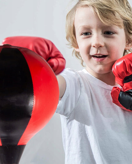 Bokso Rinkinys Vaikams, Bokso Pirštinės ir Kriaušė Treniruotėms