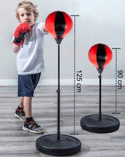 Bokso Rinkinys Vaikams, Bokso Pirštinės ir Kriaušė Treniruotėms