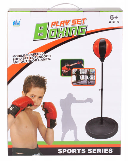 Bokso Rinkinys Vaikams, Bokso Pirštinės ir Kriaušė Treniruotėms