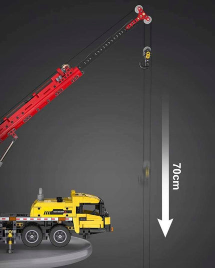 CaDA Blokelių Rinkinys, Didelis Motorizuotas Sunkvežimis su Kranu, 1831 Detalė