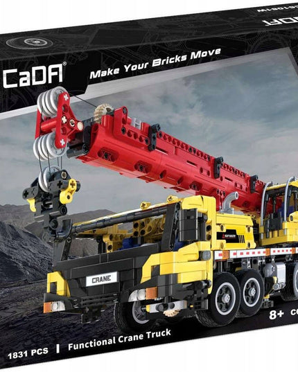 CaDA Blokelių Rinkinys, Didelis Motorizuotas Sunkvežimis su Kranu, 1831 Detalė