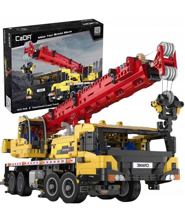 CaDA Blokelių Rinkinys, Didelis Motorizuotas Sunkvežimis su Kranu, 1831 Detalė