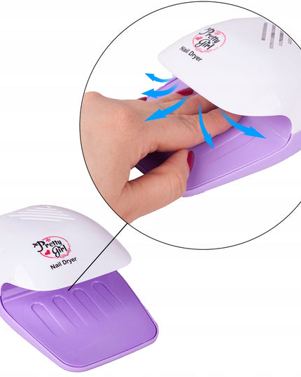 Grožio rinkinys vaikams mergaitėms, kosmetika nagams lagaminėlyje