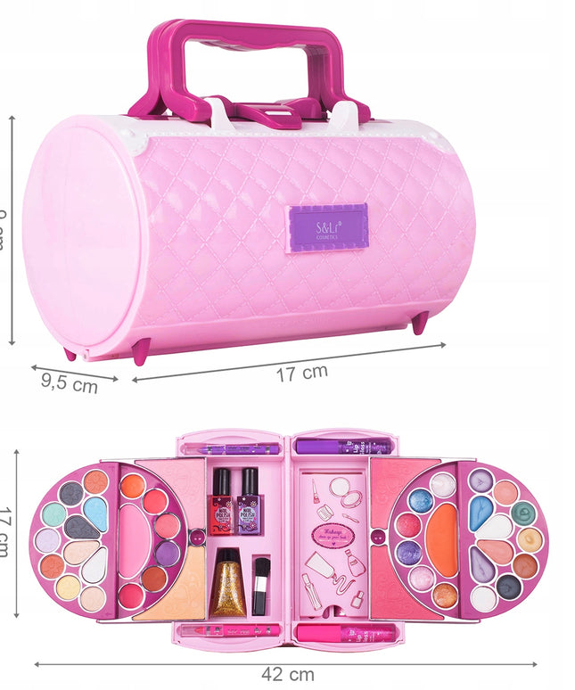 VAIKIŠKAS MAKIAŽO IR GROŽIO DAILĖS RINKINYS LAGAMINĖLYJE