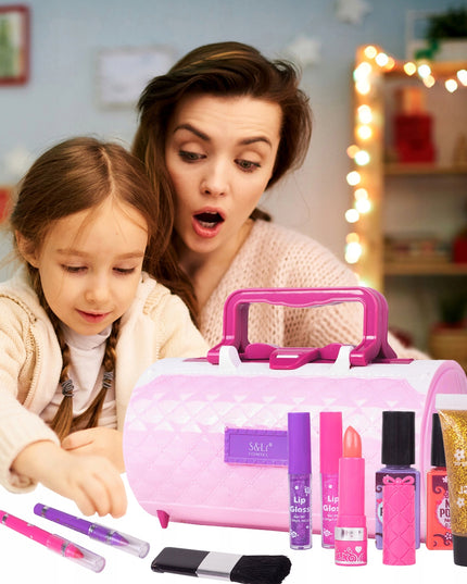 VAIKIŠKAS MAKIAŽO IR GROŽIO DAILĖS RINKINYS LAGAMINĖLYJE