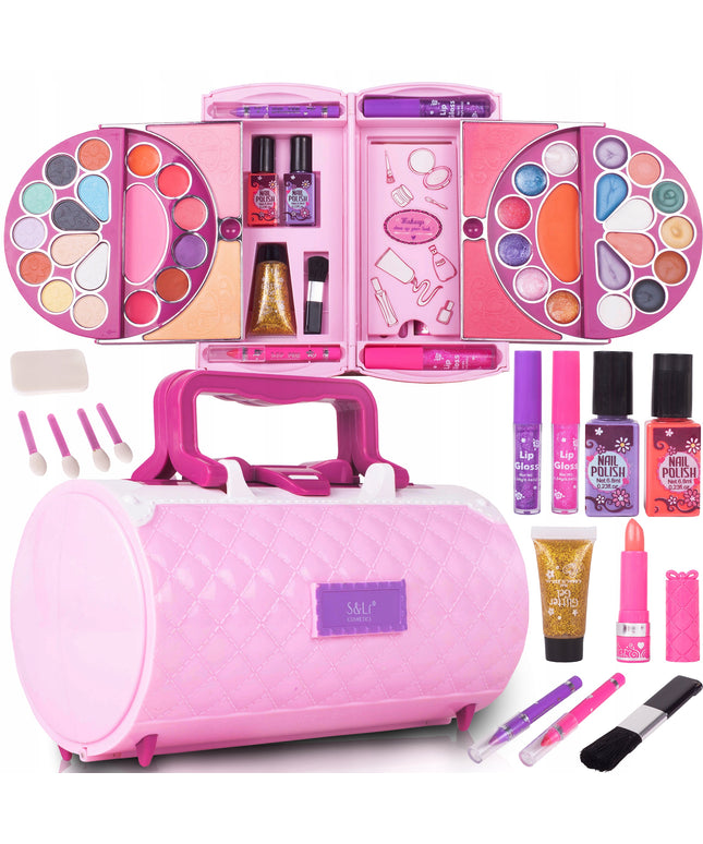 VAIKIŠKAS MAKIAŽO IR GROŽIO DAILĖS RINKINYS LAGAMINĖLYJE