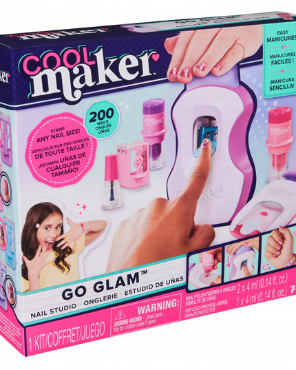 Nagų dekoravimo rinkinys vaikams „Cool Maker Go Glam“, 200 nagų
