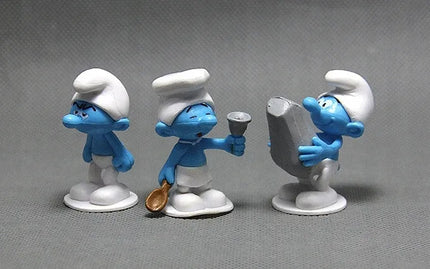„Smurfų“ figūrėlių rinkinys, 12 vnt.: Smurfetė, Gargamelis, Tėtis Smurfas