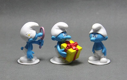 „Smurfų“ figūrėlių rinkinys, 12 vnt.: Smurfetė, Gargamelis, Tėtis Smurfas