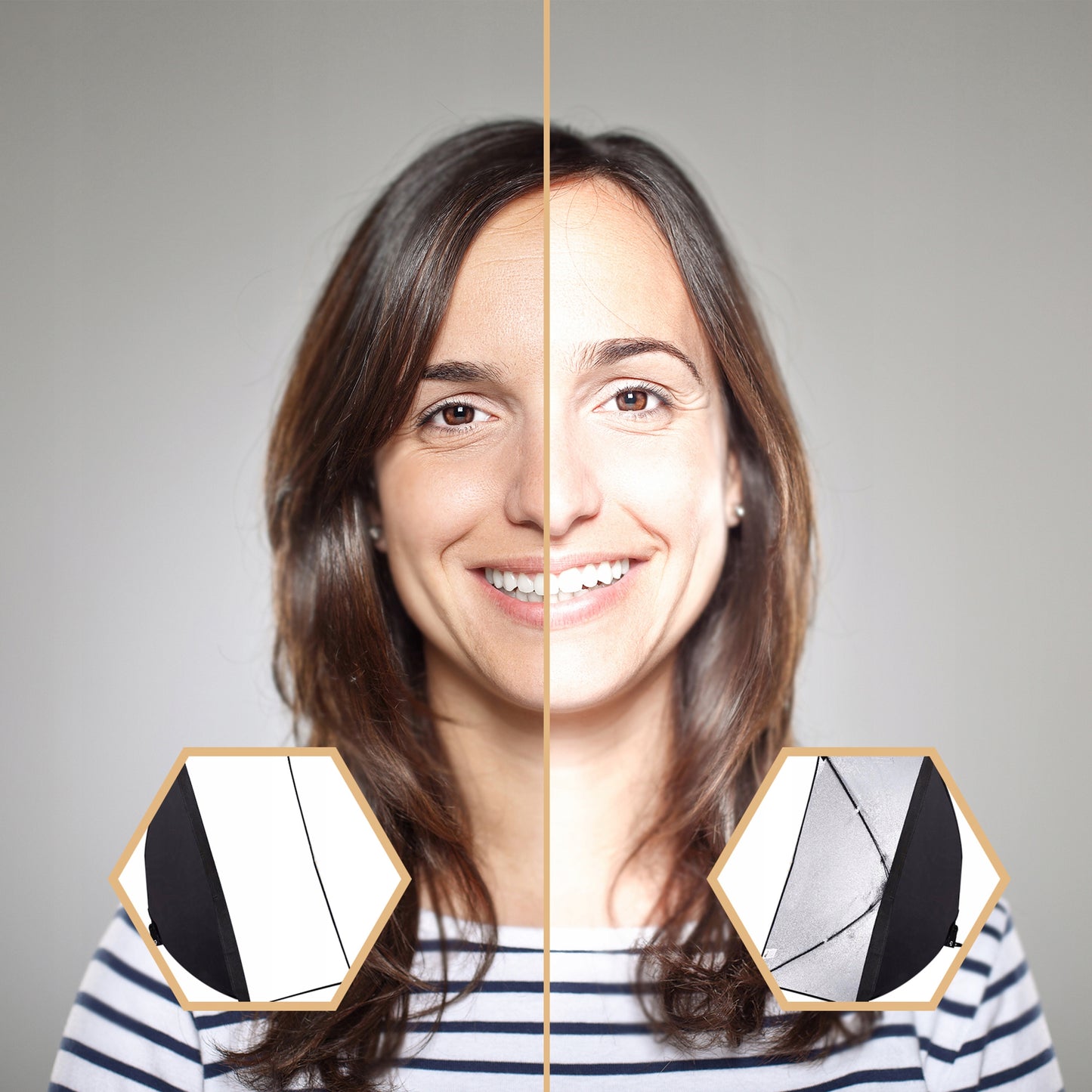 Fotografinis rinkinys: 2x fotografinė lempa, trikojis, 2x 50x70cm softboxas