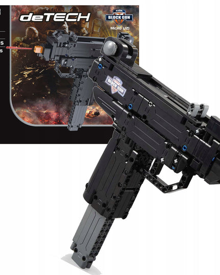 Konstrukcinis kaladėlių rinkinys CADA Ginklo Pistoletas Micro UZI Šaudantis