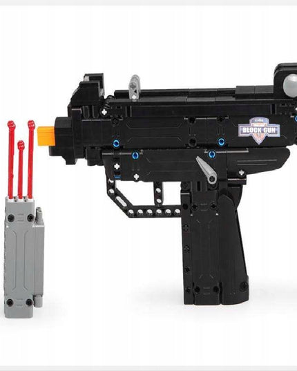 Konstrukcinis kaladėlių rinkinys CADA Ginklo Pistoletas Micro UZI Šaudantis