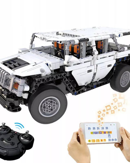 CaDA konstravimo rinkinys Warrior H2 transporto priemonė su dvigubo valdymo režimu