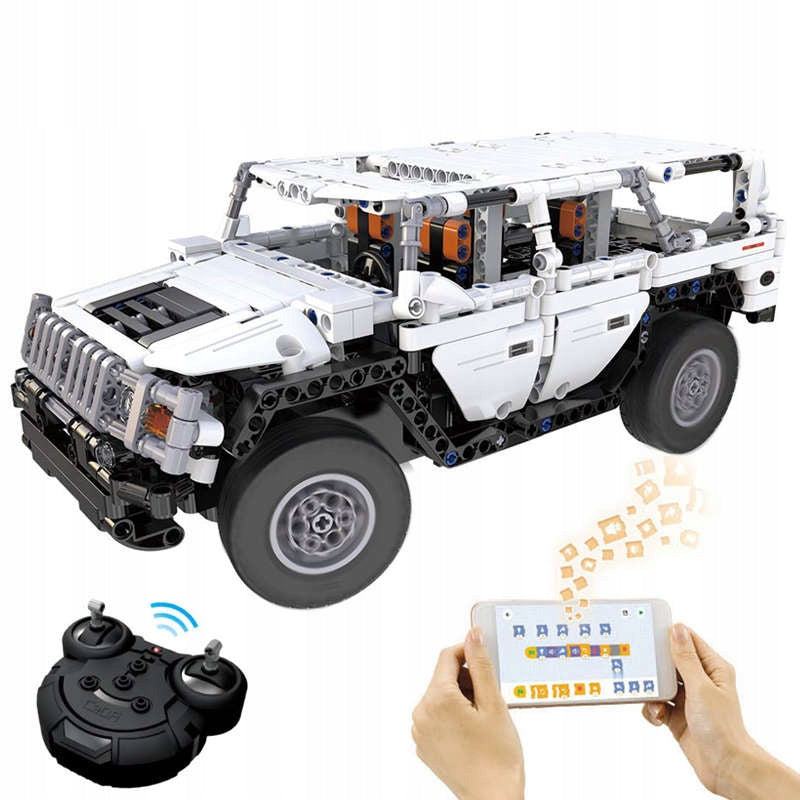 Statybinių kaladėlių rinkinys CADA TRANSPORTAS WARRIOR H2 DVIGUBO REŽIMO VALDYMAS