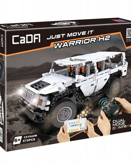 Statybinių kaladėlių rinkinys CADA TRANSPORTAS WARRIOR H2 DVIGUBO REŽIMO VALDYMAS