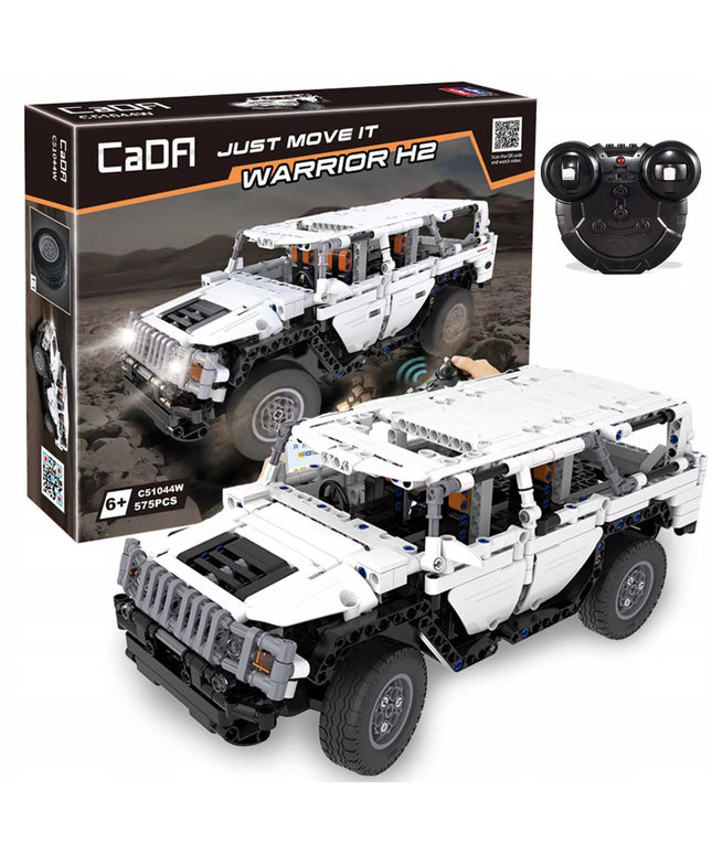 Statybinių kaladėlių rinkinys CADA TRANSPORTAS WARRIOR H2 DVIGUBO REŽIMO VALDYMAS