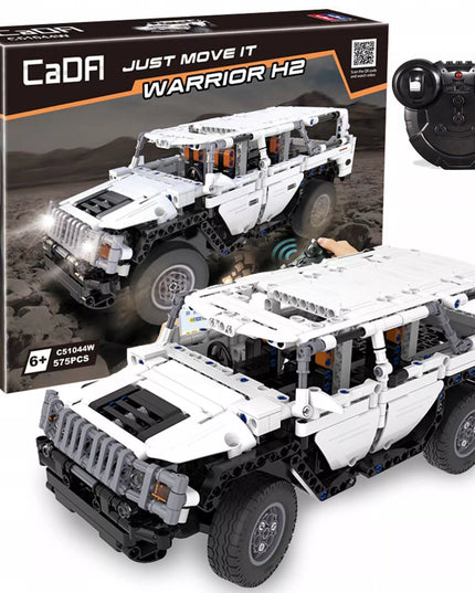 CaDA konstravimo rinkinys Warrior H2 transporto priemonė su dvigubo valdymo režimu