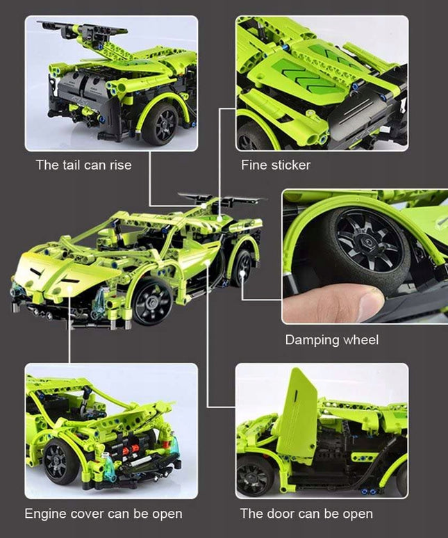 Konstruktoriaus kaladėlių rinkinys CADA TECHNIC – RC automobilis su nuotoliniu valdymu