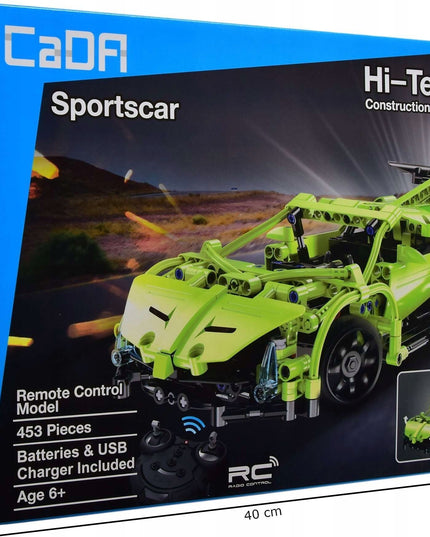 Konstruktoriaus kaladėlių rinkinys CADA TECHNIC – RC automobilis su nuotoliniu valdymu