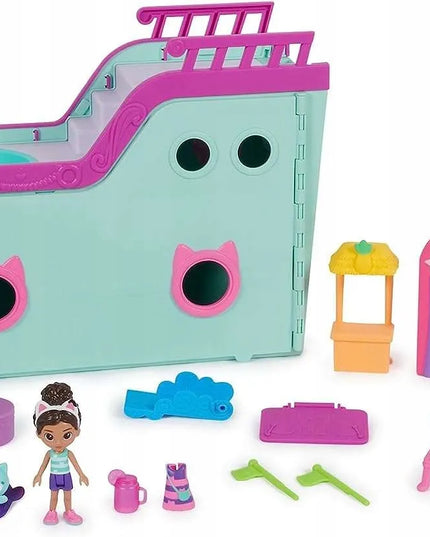Gabby's Dollhouse rinkinys didelis interaktyvus laivas baseinas Undinėlė +2 figūrėlės