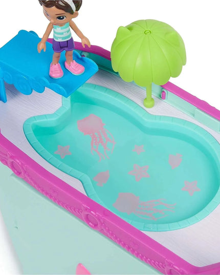 Gabby's Dollhouse rinkinys didelis interaktyvus laivas baseinas Undinėlė +2 figūrėlės